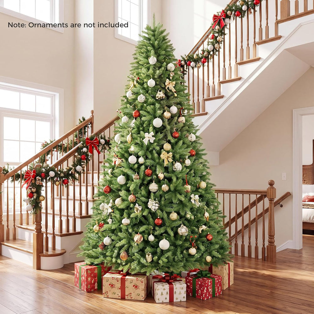 Goplus 9 ft Artificial Christmas Tree with 4026 Lush PVC Branch Tips