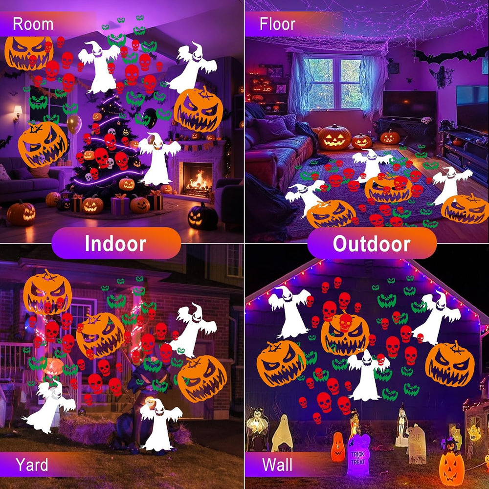 Halloween Projector Lights, Double Head Dynamic Halloween Projector Outdoor