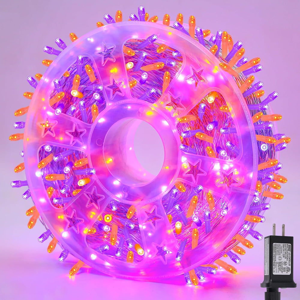 QITONG Halloween Lights Outdoor Waterproof, 165ft 500 LED Led Lights