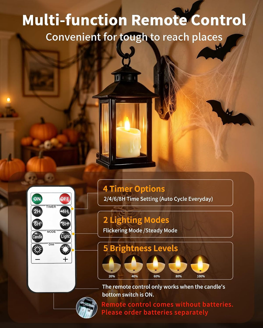 12 Pack Small Rechargeable Flameless Candles with Remote Timer