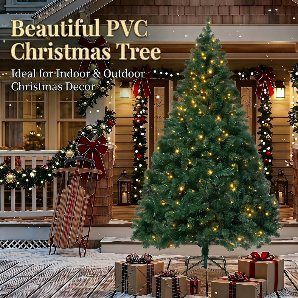 5FT Christmas Tree with Warm Light,Artificial Xmas Tree for Christmas Decor