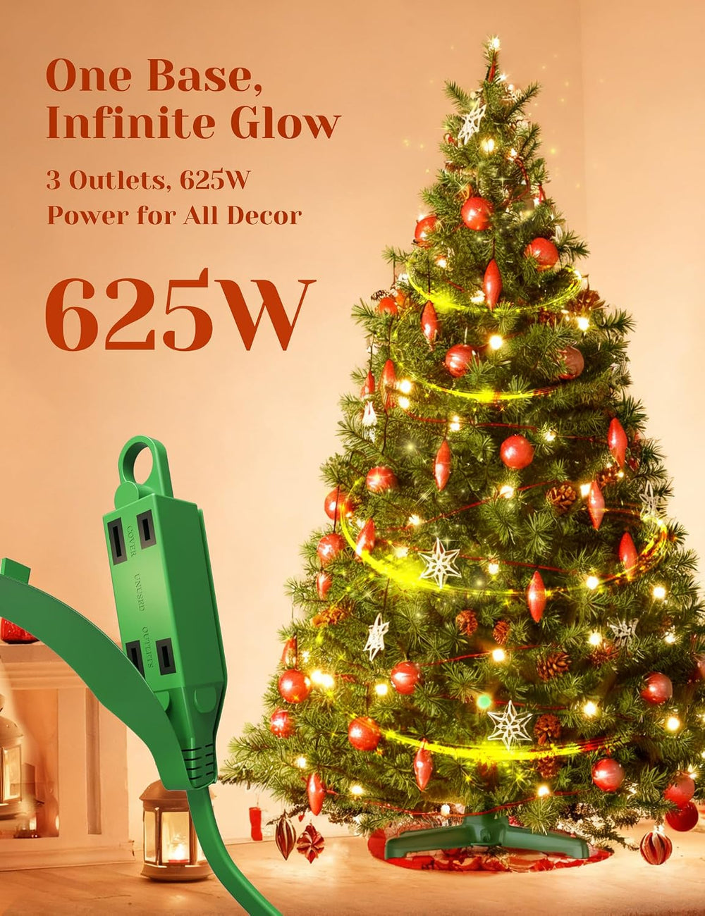 360° Rotating Christmas Tree Stand with Remote & Manual Control, 7.5ft/90lb