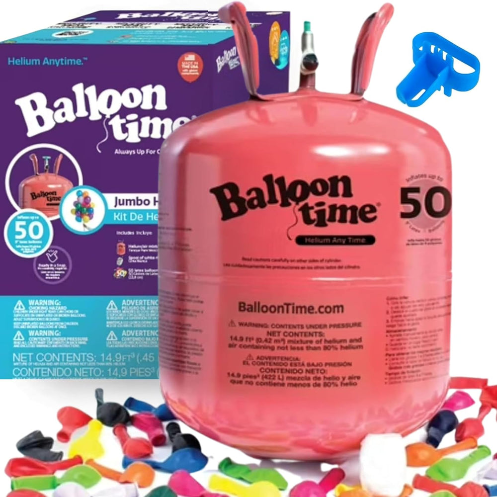 14.9 Cu Ft Helium Tank for Balloons At Home Balloon Pump Kit