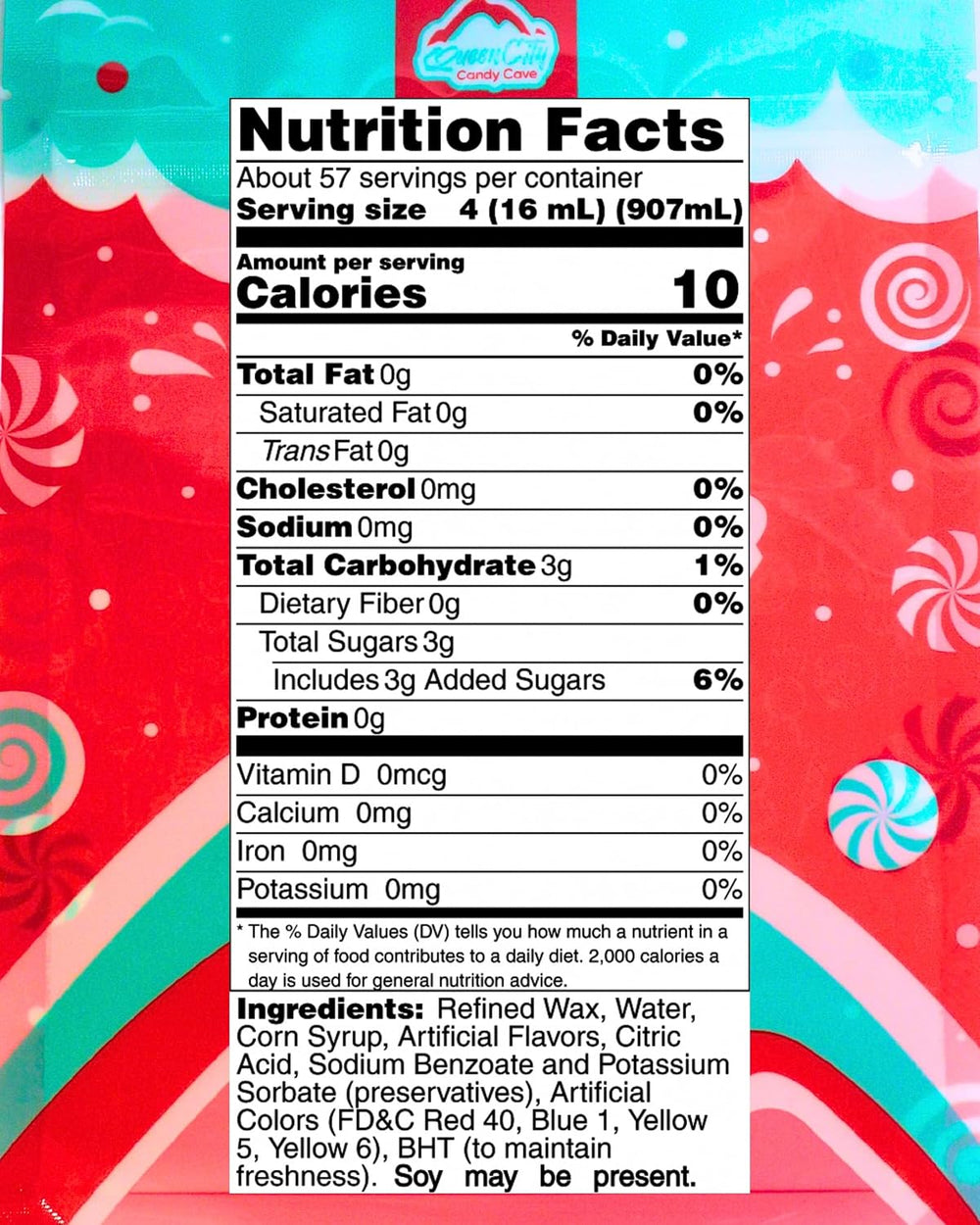 Nik-L-Nips Assorted Wax Candy Bottles, Wax Bottle Candy, 2 lb