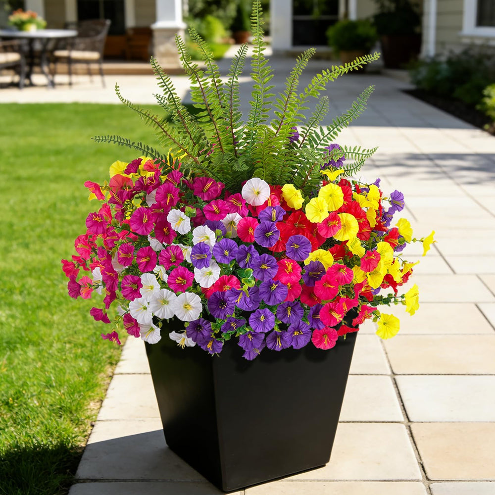 Artificial Flowers for Outdoors Faux Plants Outside Indoor