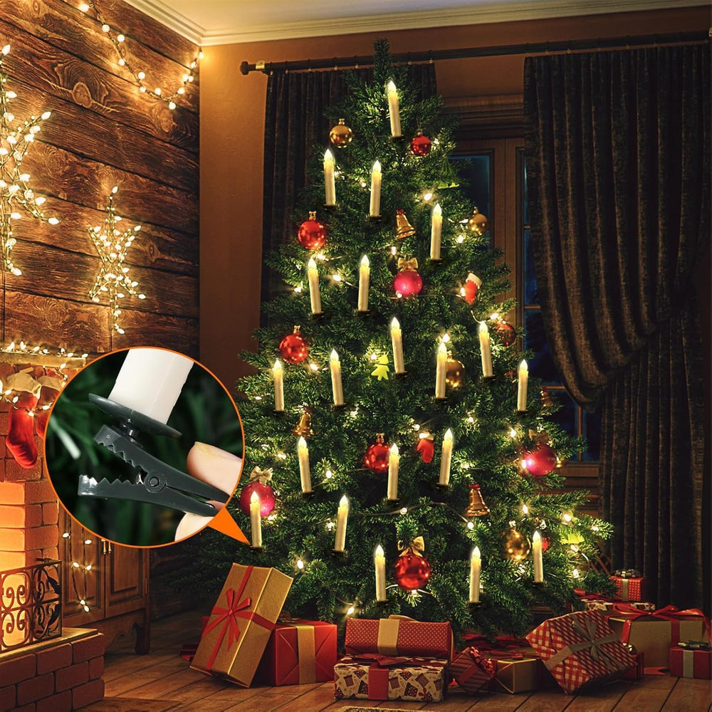 JOSU Floating Candles with Remote Control, Thanksgiving Christmas Decoration ...