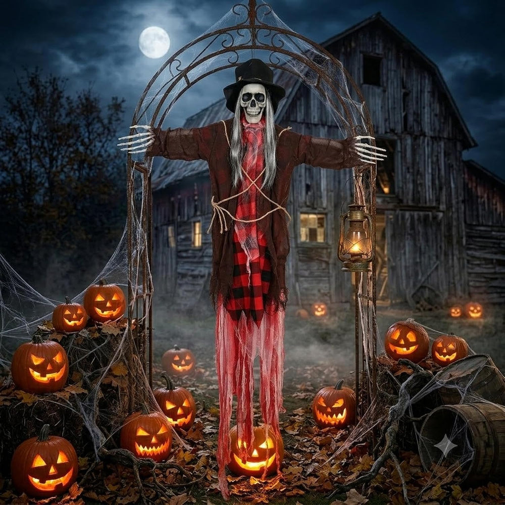 3 Pack Halloween Hanging Skeleton Decorations Outdoor Indoor Porch Tree