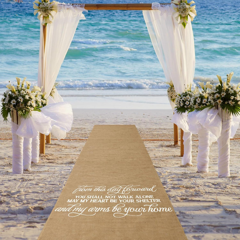 Tudomro 40 Inch X 50 ft Extra Long Natural Burlap, Stylish Style