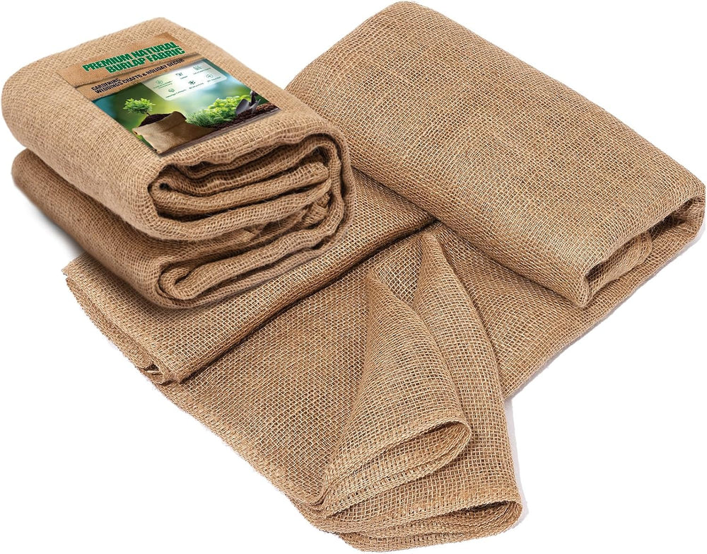60" x50 Feet Premium Natural Burlap Fabric Roll – Multipurpose for Garde...