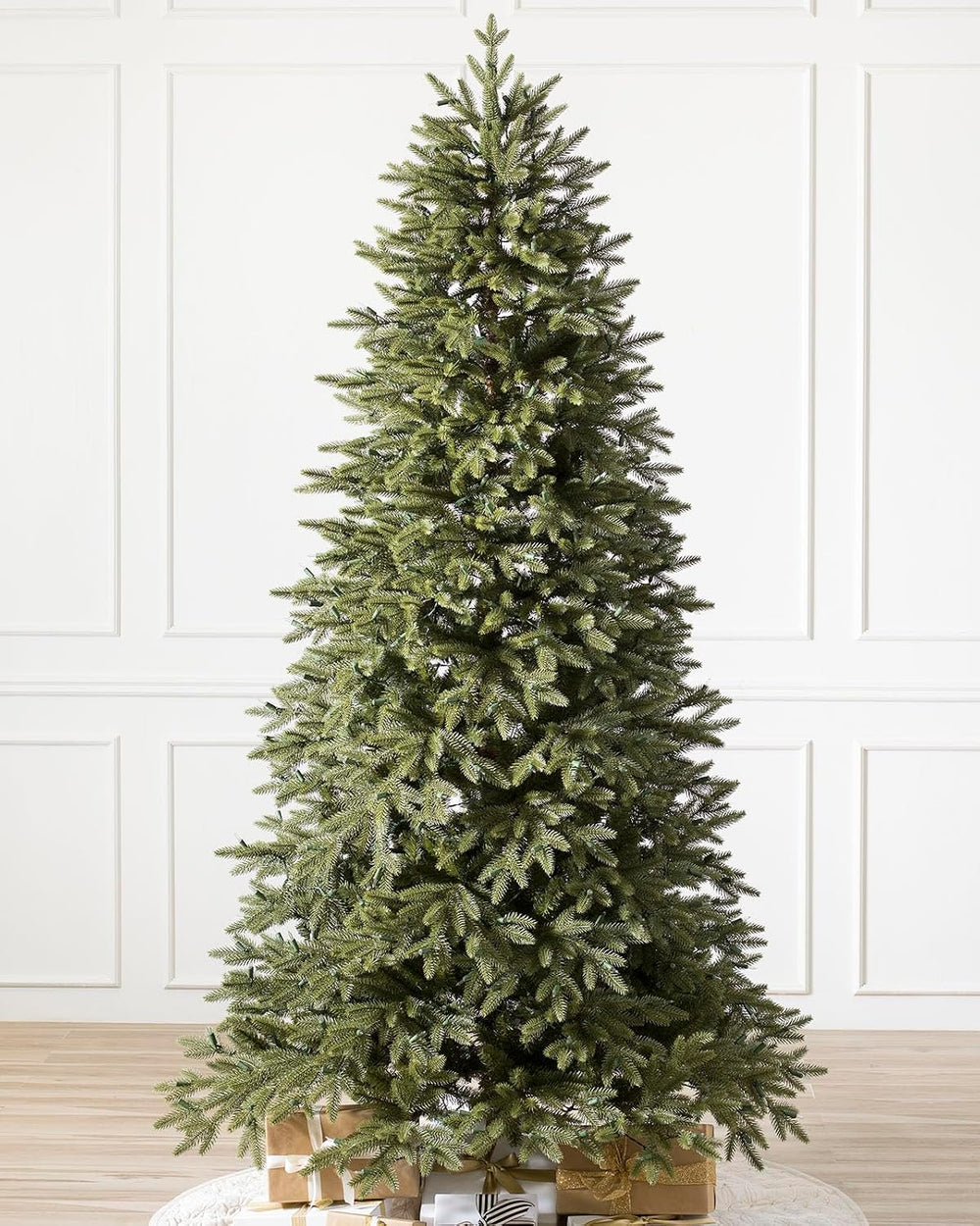 Balsam Hill Stratford Spruce - Slim Artificial Christmas Tree with True Needl...