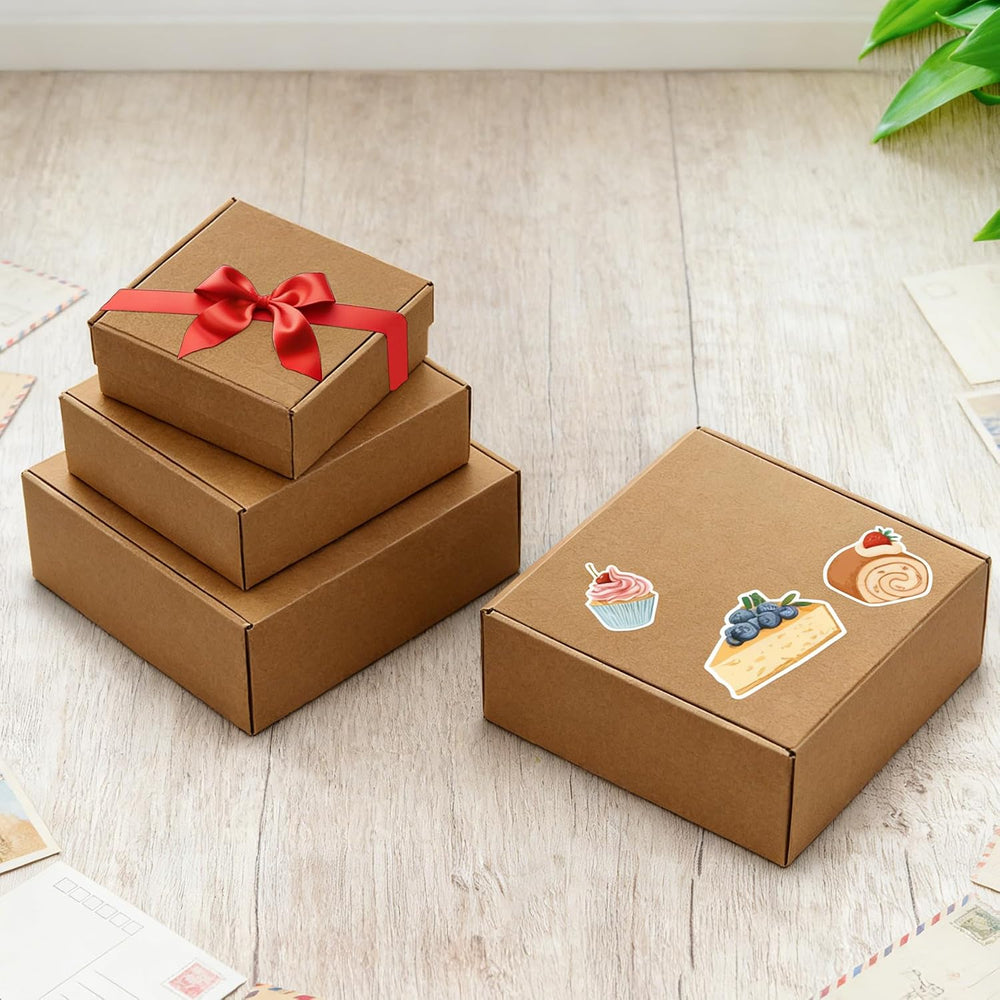 10x10x3 inch Shipping Boxes 20 Pack, Brown Corrugated Cardboard Mailer Box