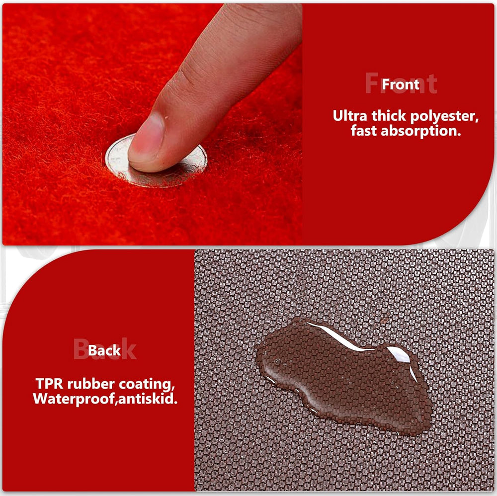 PBHEPJ 3ft x 10ft Extra Thick Red Carpet Runner for Party & Hollywood, Fe...