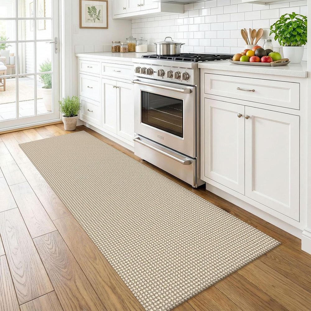 KOZYFLY Runners for Hallways 2x6 ft Washable Kitchen Runner Non Slip Rubber B...