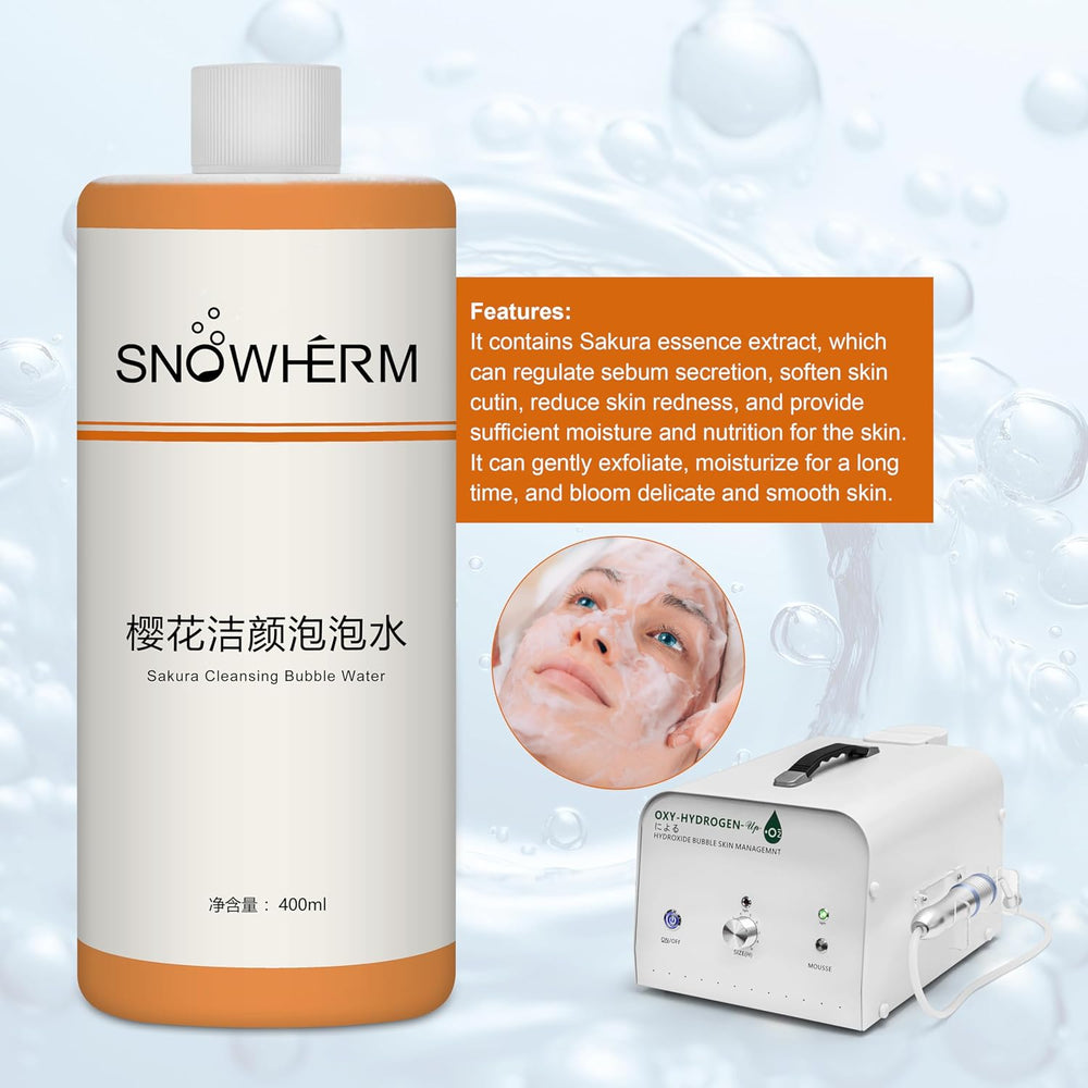 Elitzia Sakura Beauty Bubble Solution for Oxygen Bubble Machine