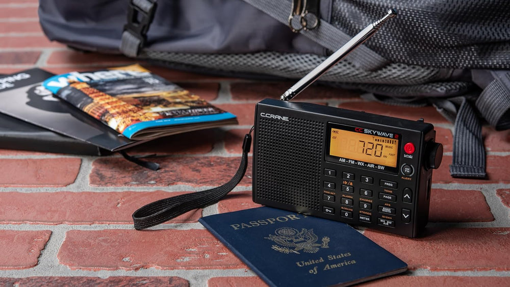 C. Crane CC Skywave 2 AM, FM, Shortwave, NOAA Weather + Alert, VHF Aviation B...