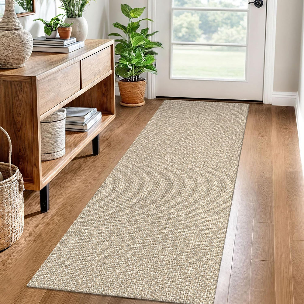 EARTHALL Washable Runner Rug 2x6 Ft Non Slip Runners for Hallways Cotton Rubb...
