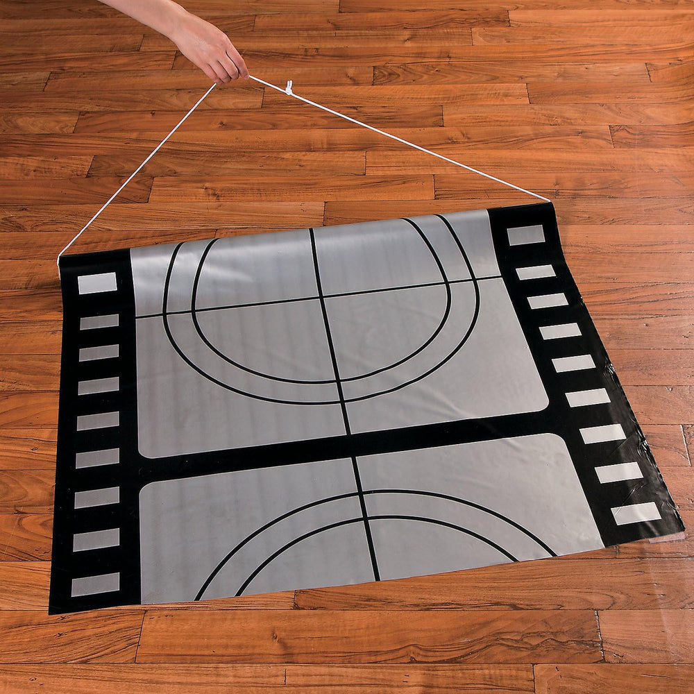 Fun Express Movie Night Film Strip Aisle Runner, 1 Piece