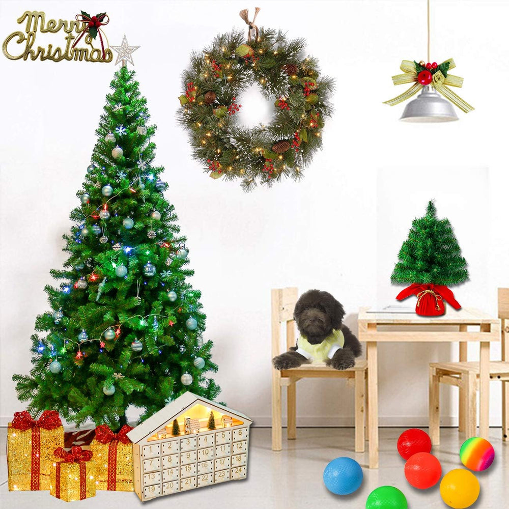 Sunnyglade 7.5 FT Premium Artificial Christmas Tree 1400 Tips Xmas Green