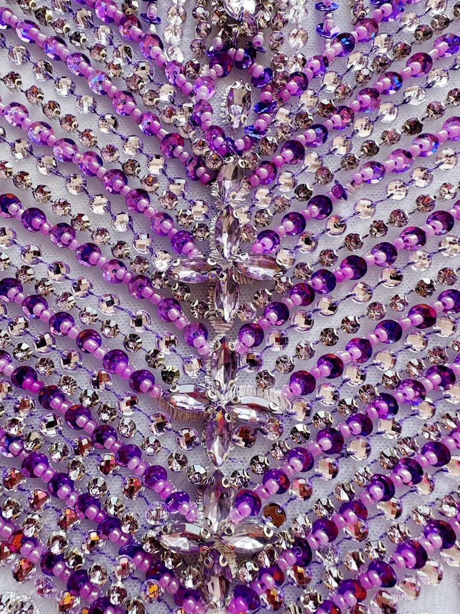 Handmade Stones Beads Bling Bright Crystal Patches Sew on Rhinestones Bodice ...