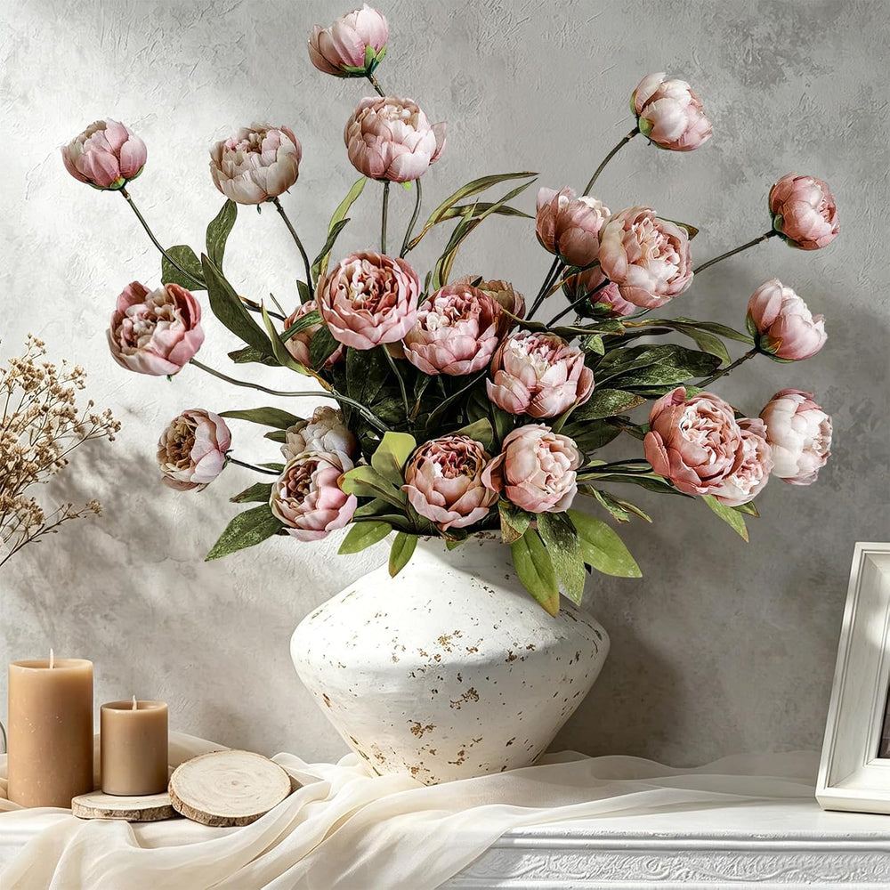 6Pcs Viral Peony Artificial Flowers for Vase