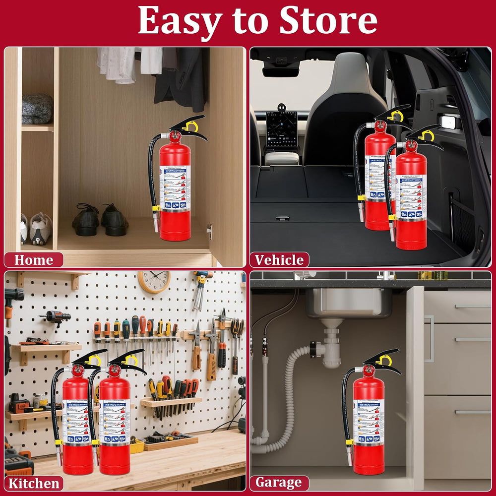 ABC Dry Chemical Fire Extinguishers, 5 lb 2a10bc Fire Extinguisher for Home, ...