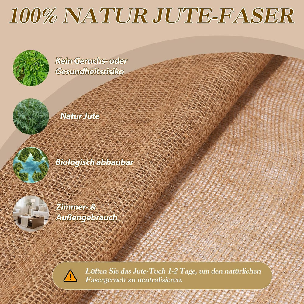 40" x160 Feet Premium Natural Burlap Fabric Roll – Multipurpose for Gard...