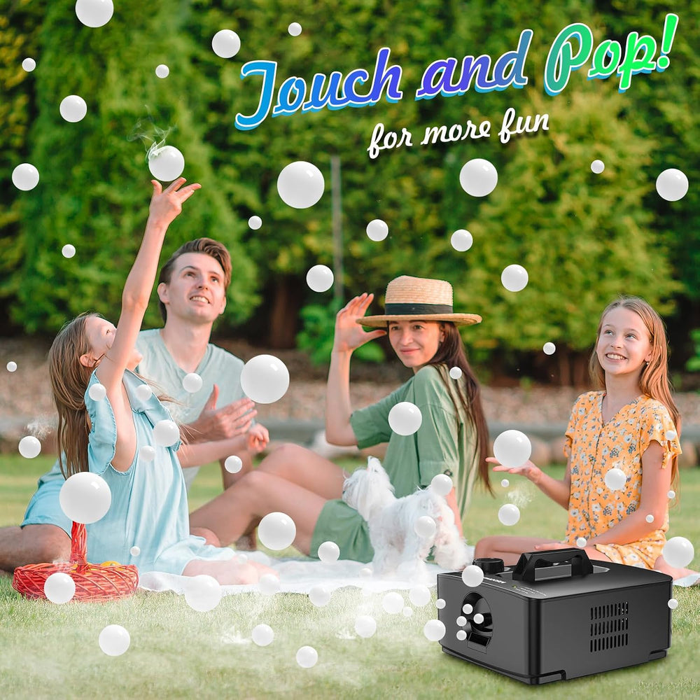 Fog Bubble Machine, 400W Smoke Bubble Blower, Smoke Bubble Maker