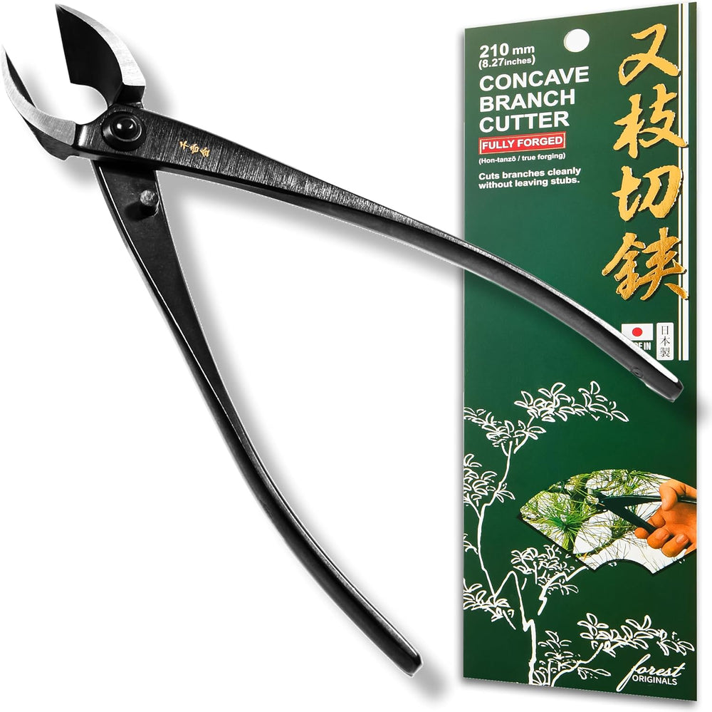 Senkichi 8.3" Japanese Bonsai Concave Cutter – Professional Branch Cutte...
