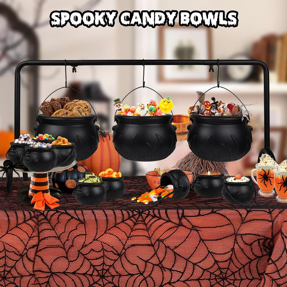 12 Pcs Cauldron Halloween Party Decorations Witches Cauldron Bowls