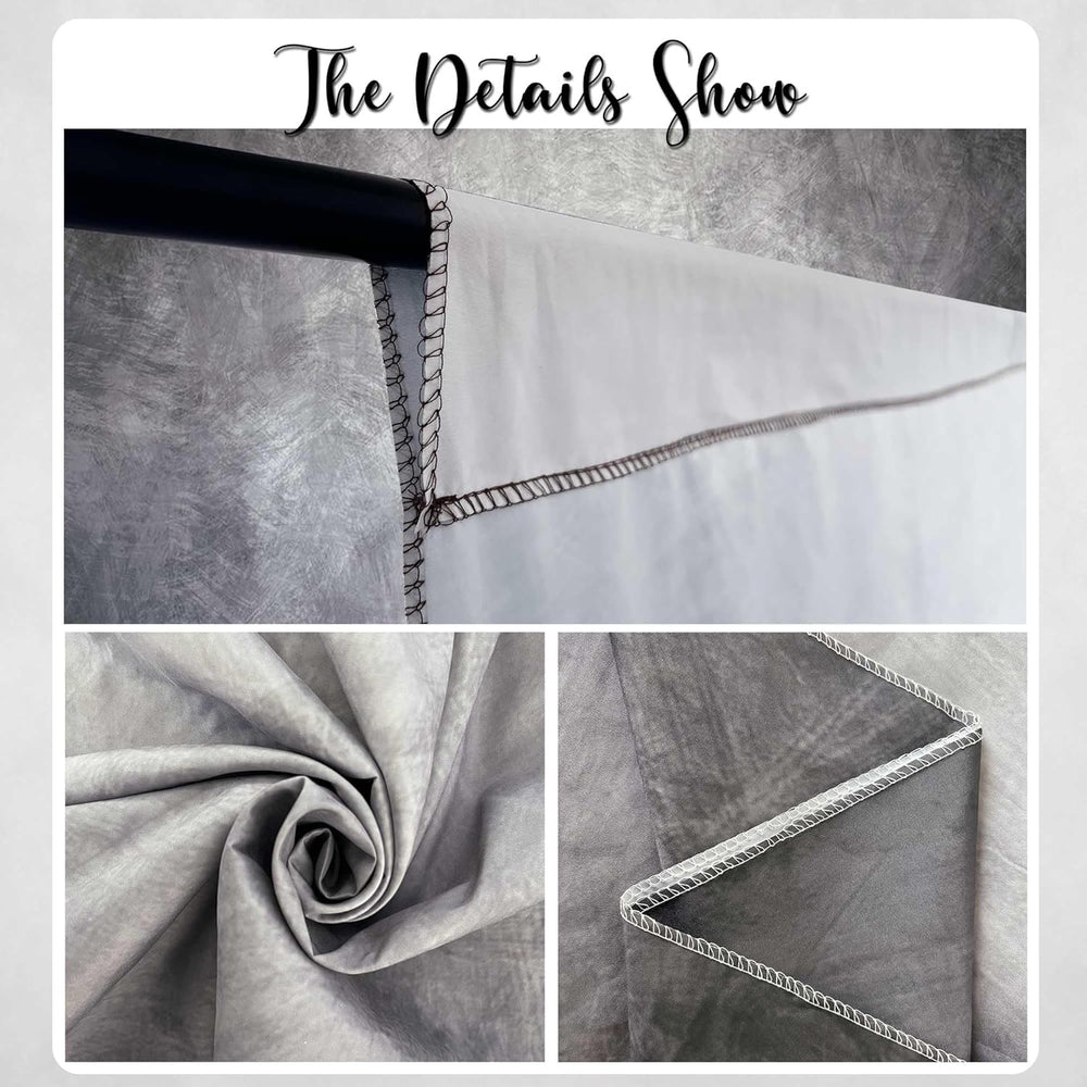 Abstract Photography Backdrop for Photoshoot 8x10ft,Grey,No Stand