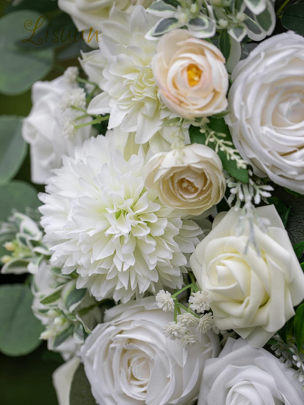 Artificial Wedding Arch Flowers, 2 Large Floral Swags