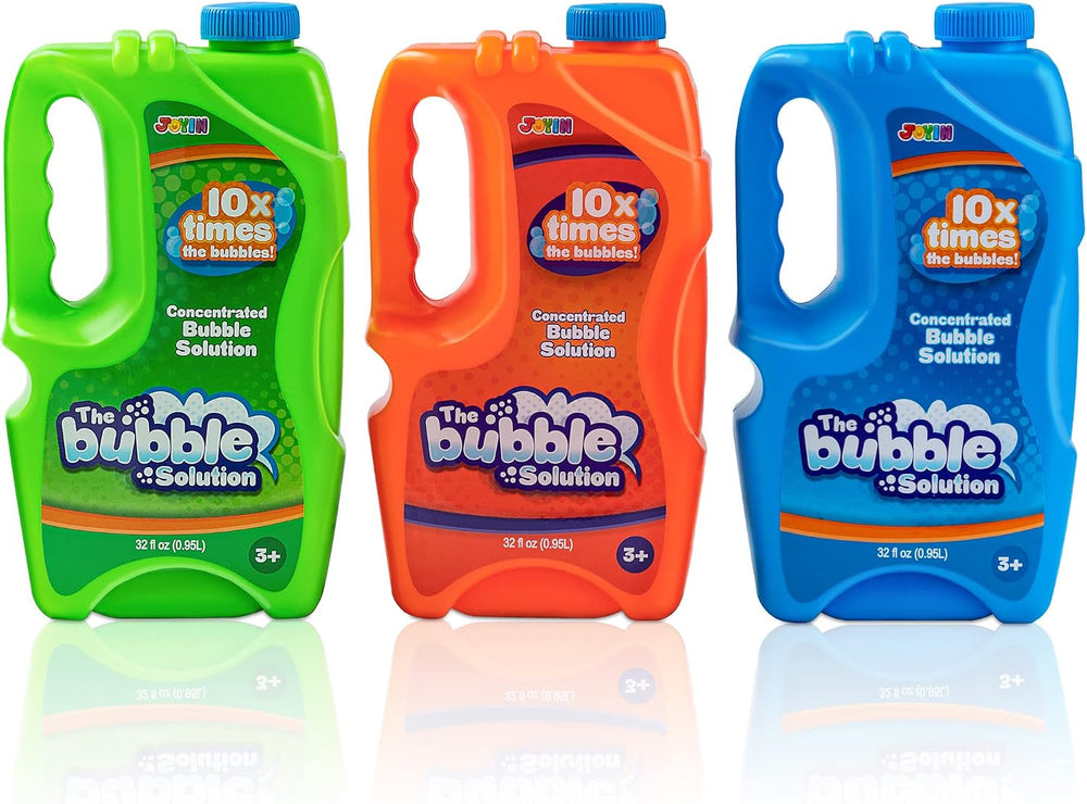 JOYIN 3 Packs 32 oz Bubble Concentrated Solution (up to 7.5 Gallon), Refill S...