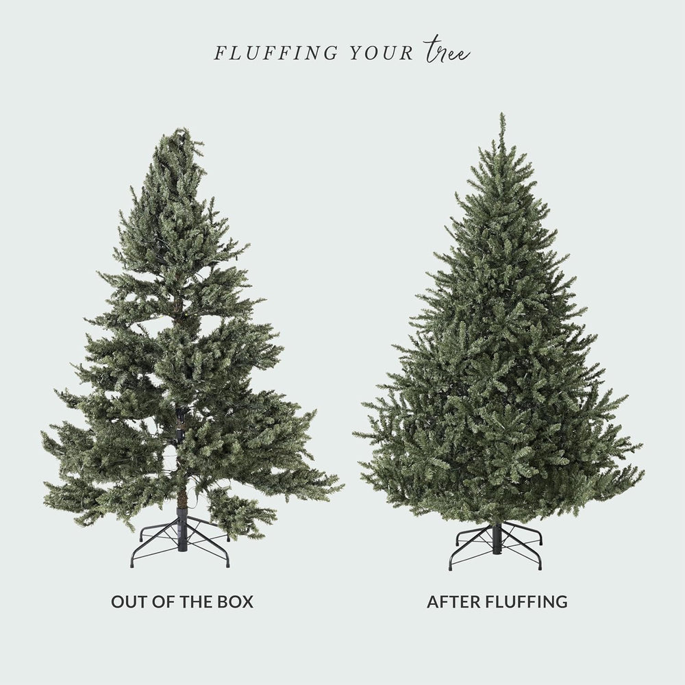 Balsam Hill 9ft Pre-Lit Classic Blue Spruce - Artificial Christmas Tree with ...