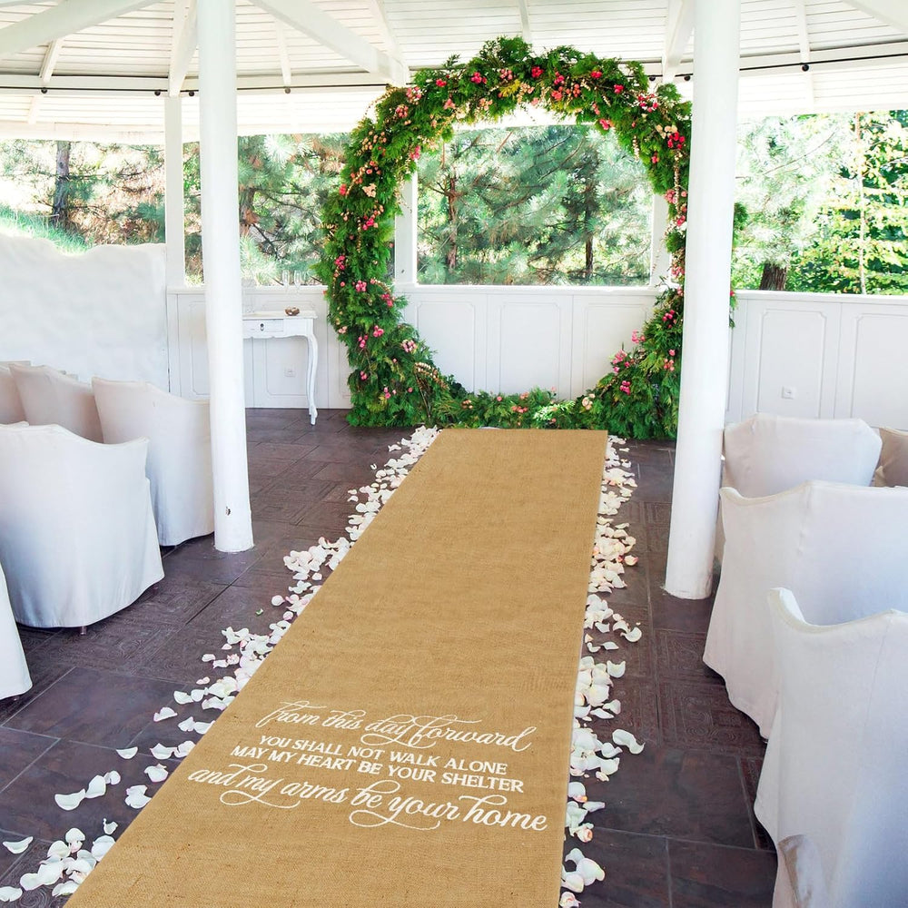 Tudomro 40 Inch X 15 ft Extra Long Natural Burlap, Stylish Style