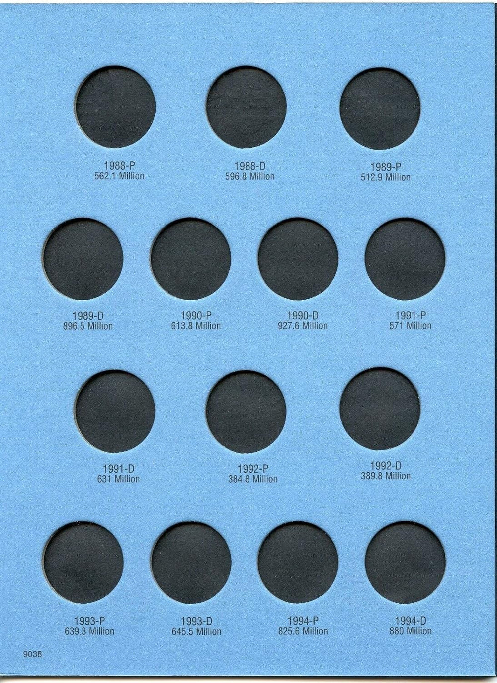 Whitman US Washington Quarter Coin Folder Four Volume Set 1932 – 1998 #9018, ...