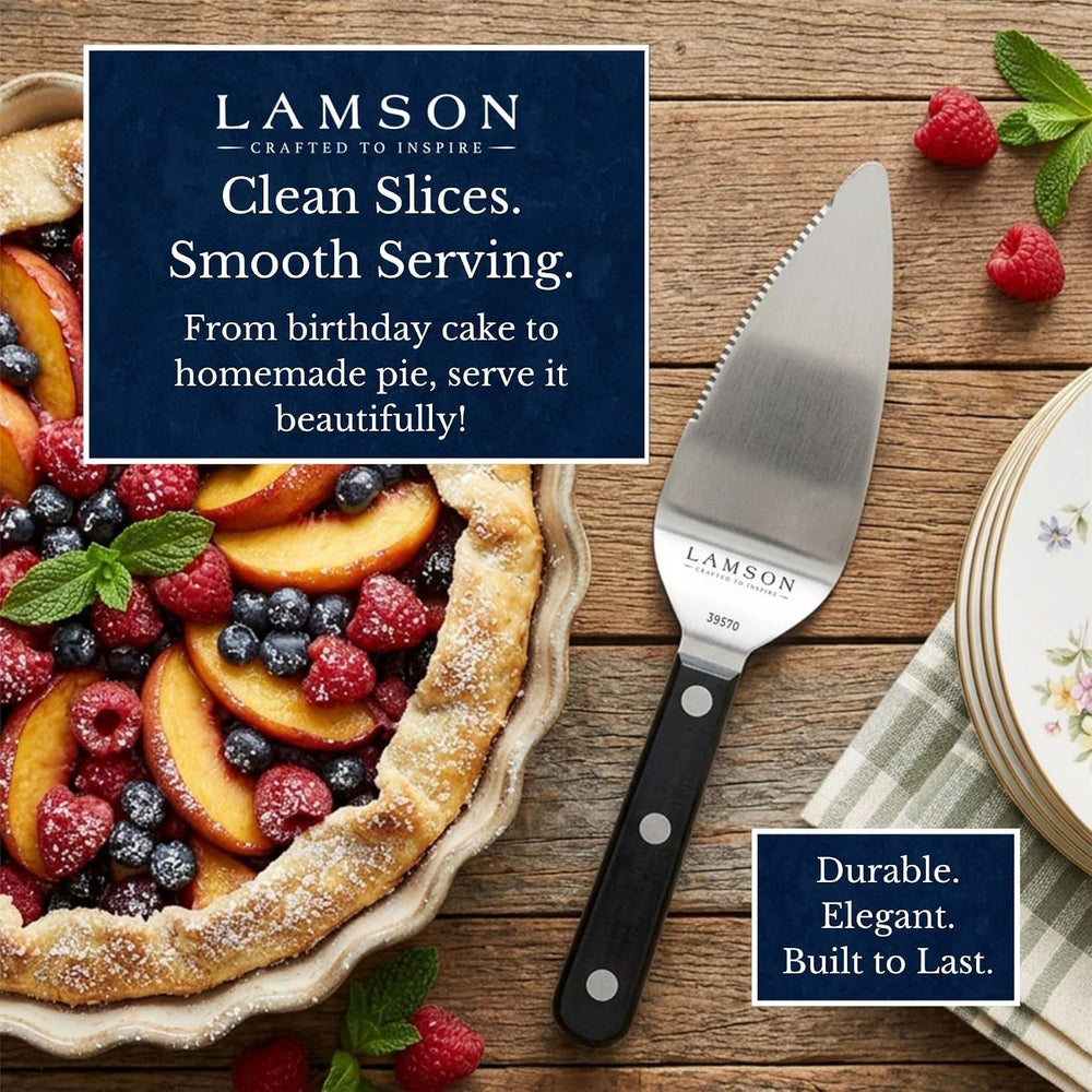 Lamson 4" Pie & Cake Server, Wave Edge with Ultra Durable handle