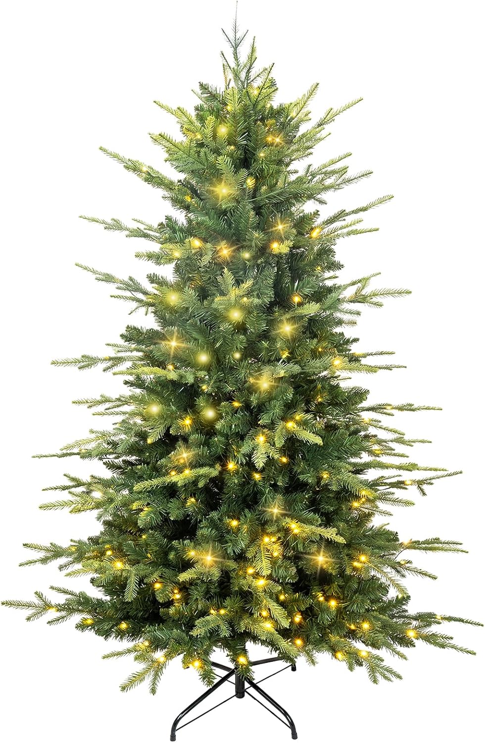 5ft Pre-Lit Aspen Fir Artificial Christmas Tree