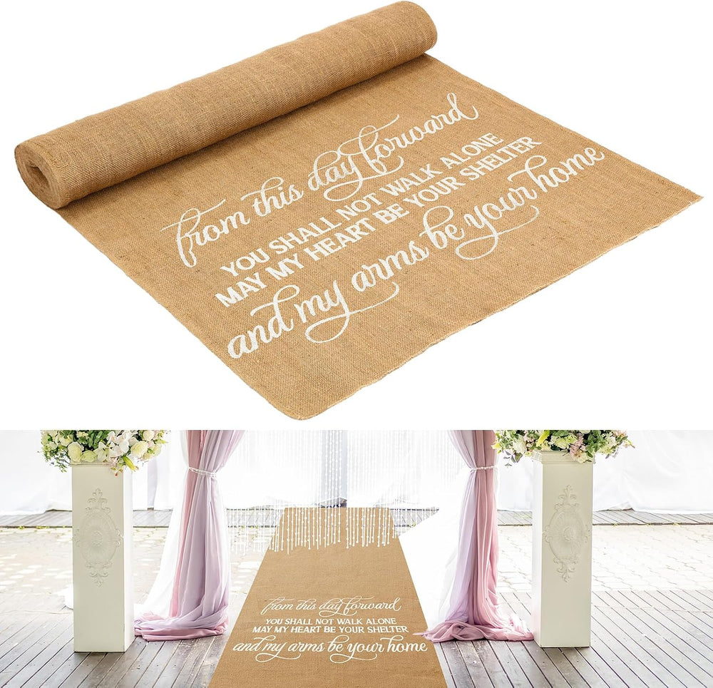 Tudomro 40 Inch X 50 ft Extra Long Natural Burlap, Stylish Style