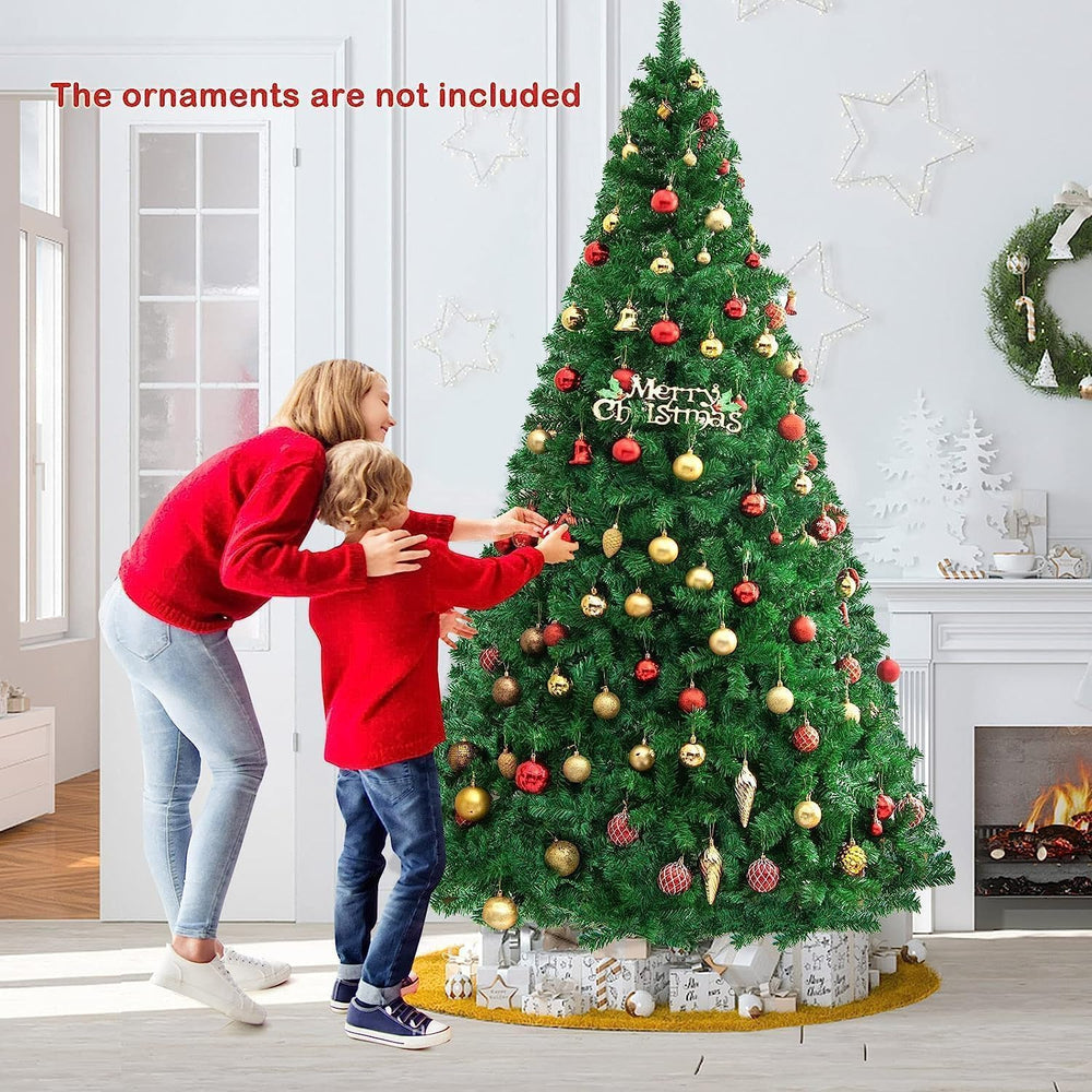 Goplus 8ft Artificial Christmas Tree with 1138 PVC Branch Tips