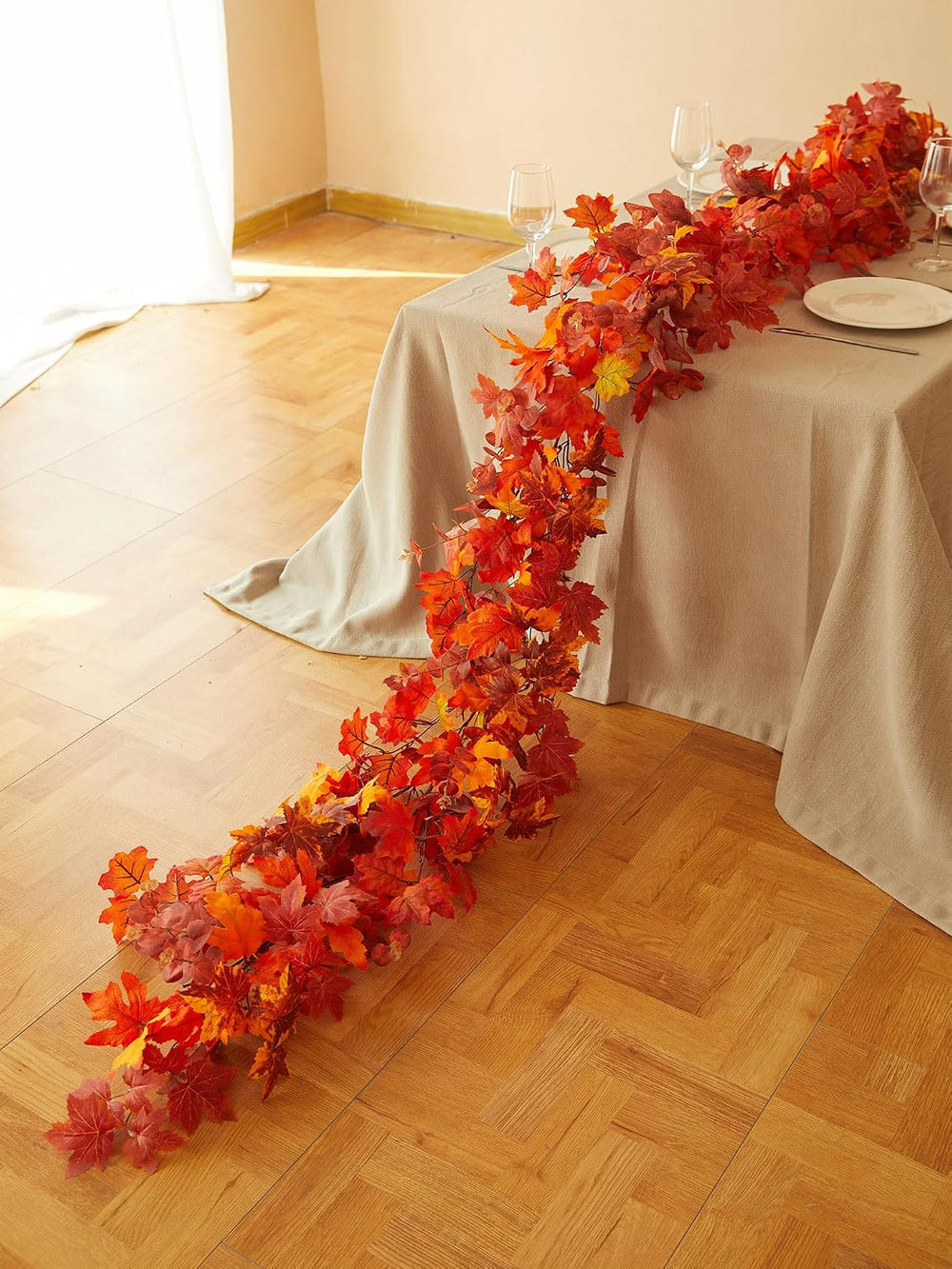 Thanksgiving Decorations - Fall Decor - Fall Garland - 9FT Autumn Maples for ...
