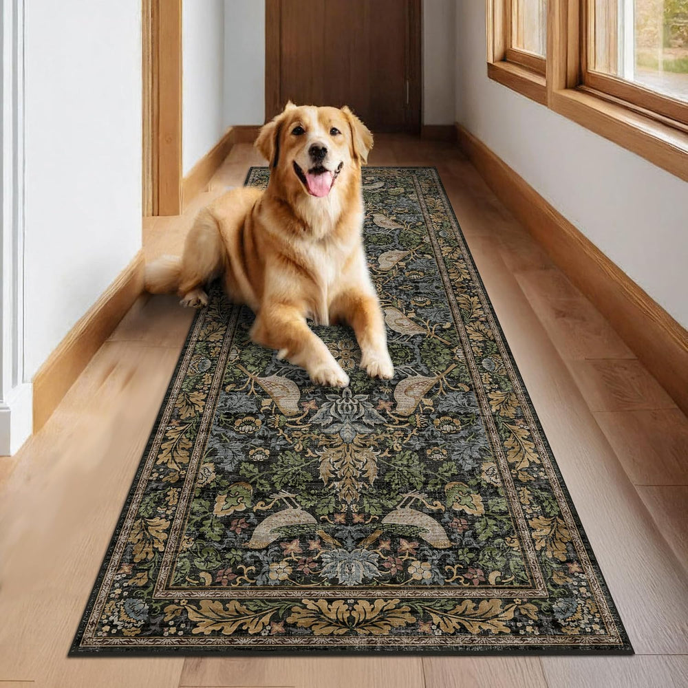 Vintage Runner Rugs for Hallways - 2'6"x8' Wide Kitchen Runners,...