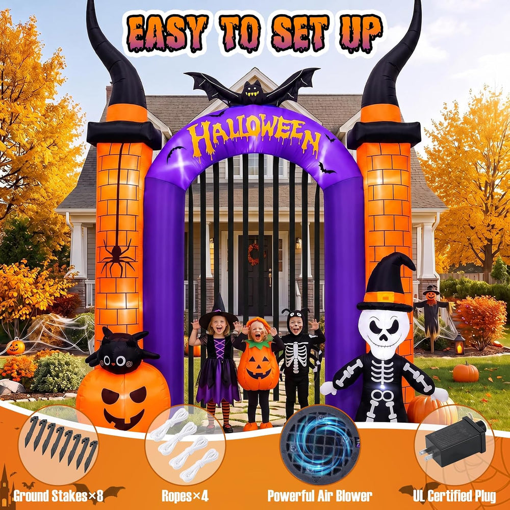 12.5FT Giant Halloween Inflatable Archway Outdoor Decoration