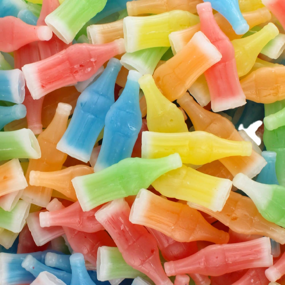 Nik-L-Nips Assorted Wax Candy Bottles, Wax Bottle Candy, 4 lb