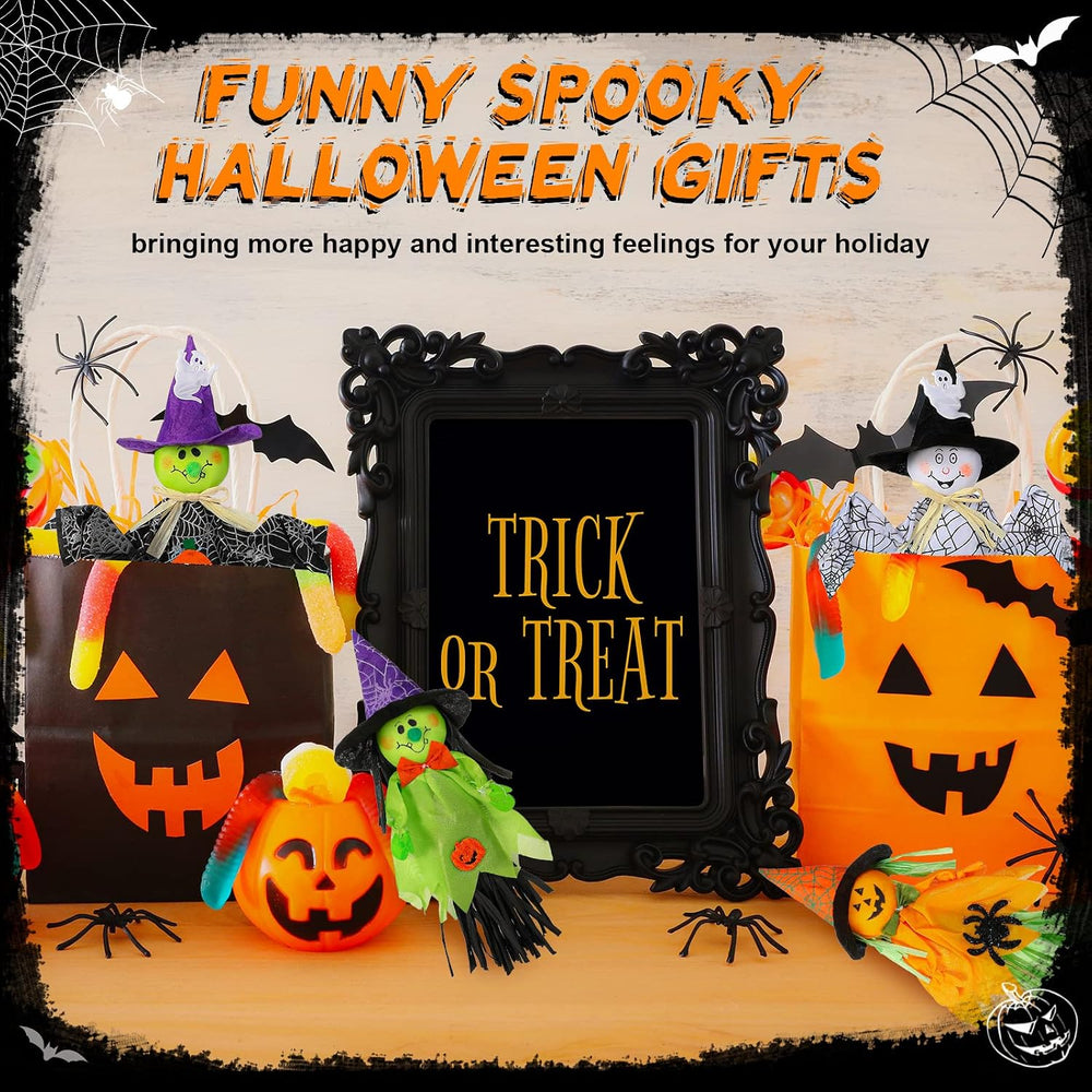 Zomiboo 9 Pack Halloween Hanging Decoration Ghost Pumpkins Tree Decor