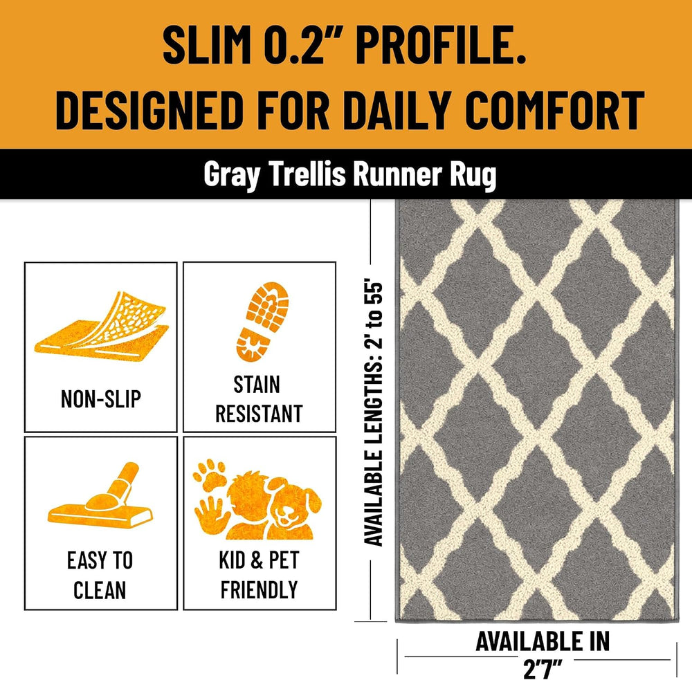 Ottomanson 3x24 Hallway Runner Rug – Extra Long Kitchen Floor Runner