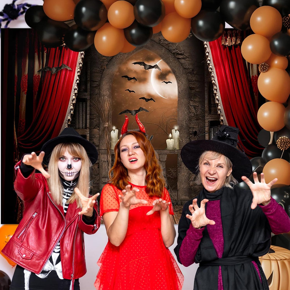 Halloween Photography Backdrop Medieval Castle Background 10x7ft