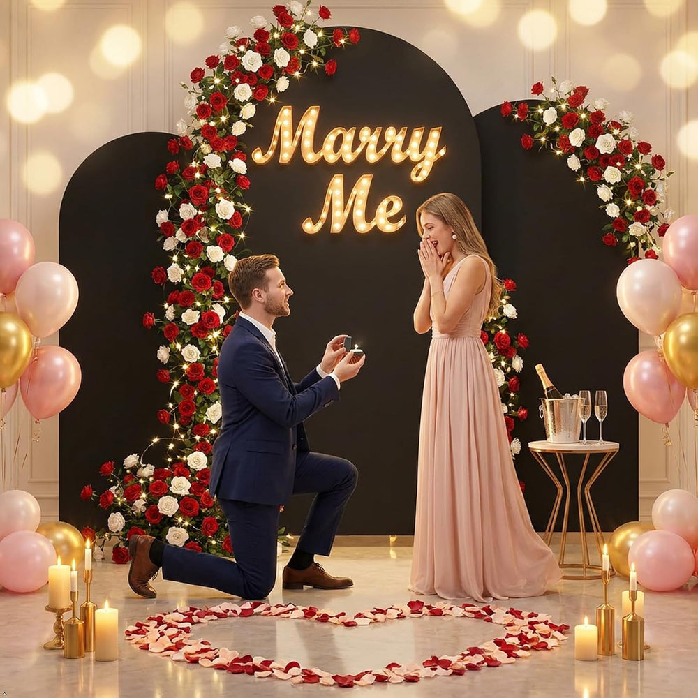 3PCS Metal Arch Backdrop Stand,6+6.6+7.2FT with Covers,Balloon Arch Stand