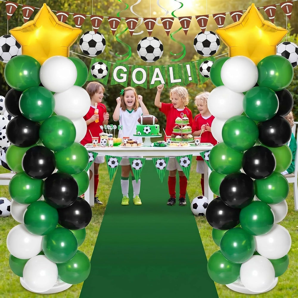 2 Sets of Balloon Column Stand Kit with 2 Star Balloons 100 Latex Balloons 2 ...