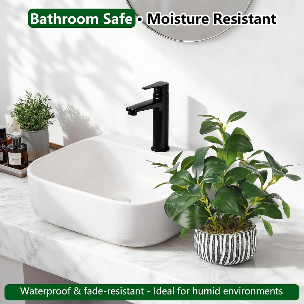 florisso Fake Plants Artificial Plants Indoor, Faux Potted Plants Indoor Arti...