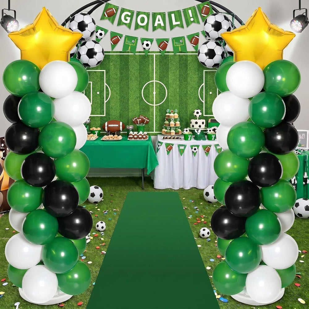 2 Sets of Balloon Column Stand Kit with 2 Star Balloons 100 Latex Balloons 2 ...